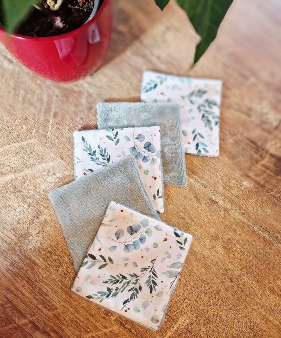 5 Lingettes démaquillantes Feuillage 