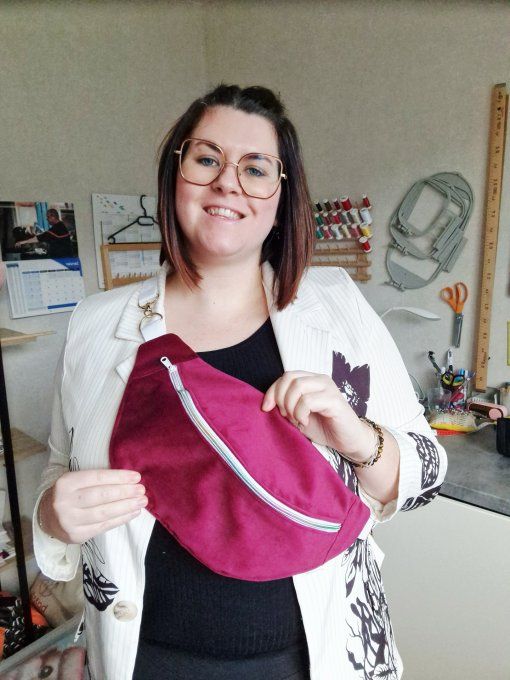 Sac Banane Petite Fleurs Rose 