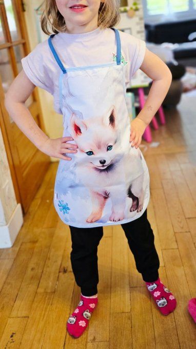Tablier Enfant Loup