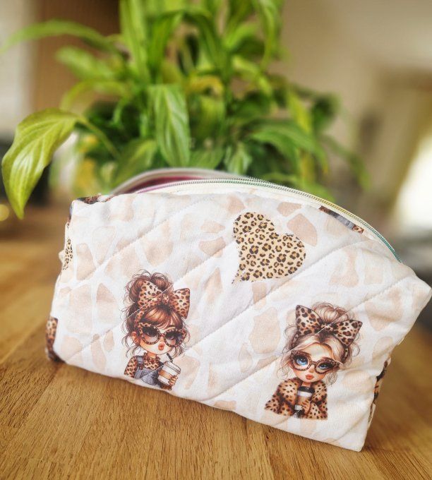 Trousse De Toilette Fille Léopard 
