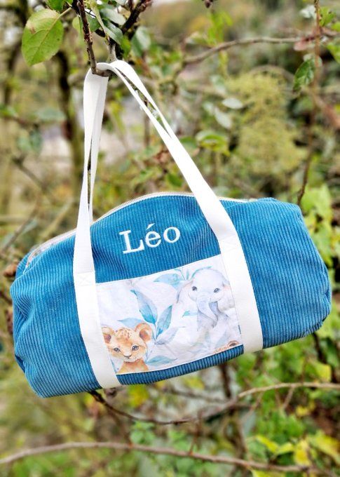 Sac bowling Safari Mignon Bleu
