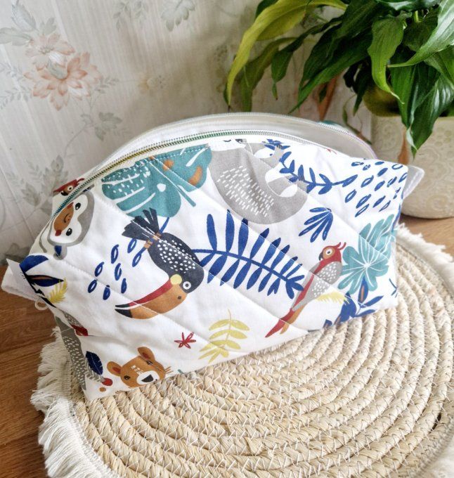 Trousse de toilette animaux de la foret 
