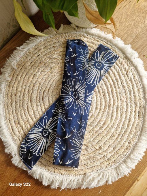 Bandeau marine fleuri 