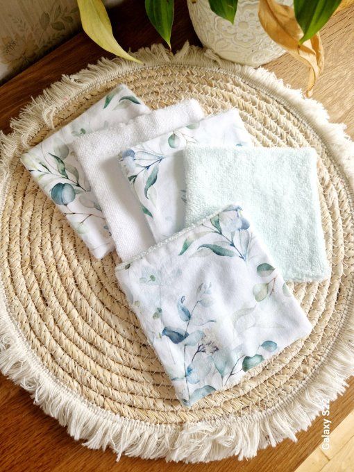 5 lingettes démaquillantes eucalyptus