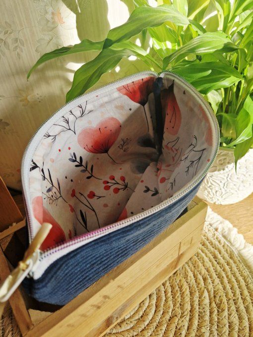 Trousse plate Cœur marine 