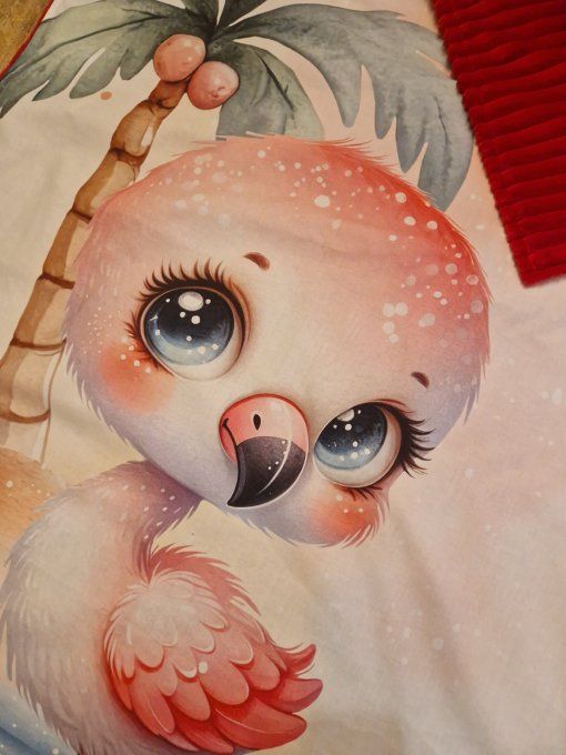 Couverture Flamants Rose