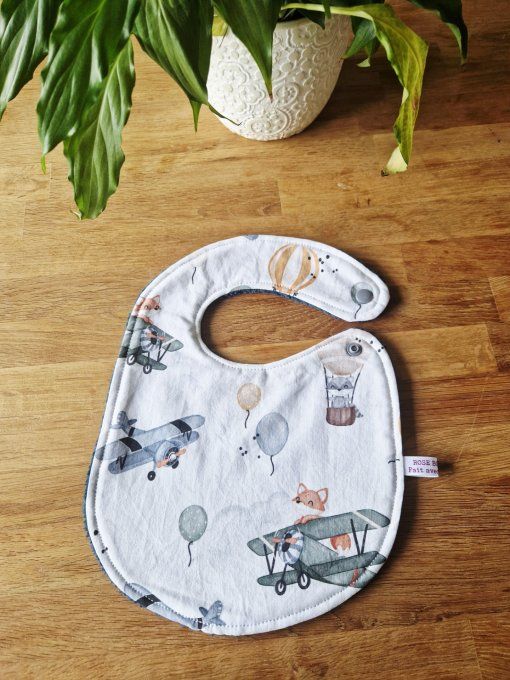 Bavoir Montgolfière