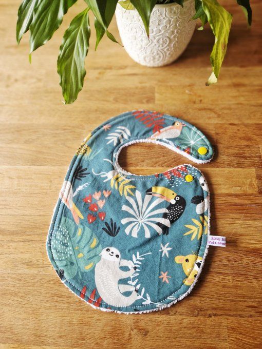 Bavoir Animaux de la foret 