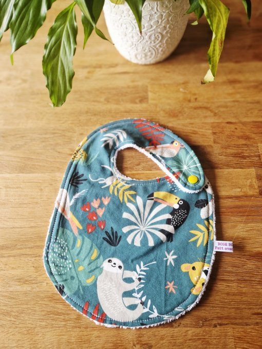 Bavoir Animaux de la foret 