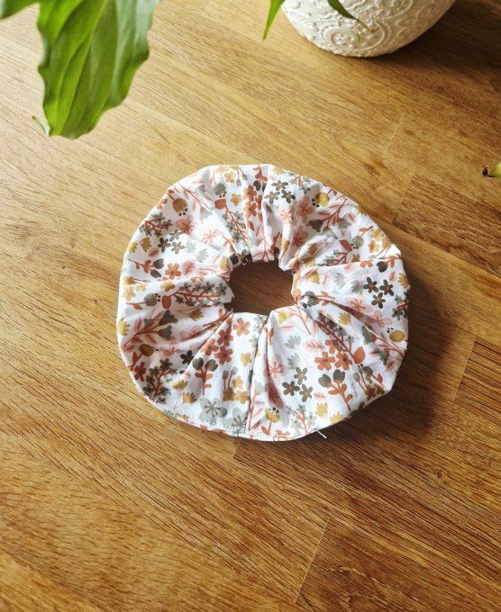 Chouchou Petite Fleur Rose