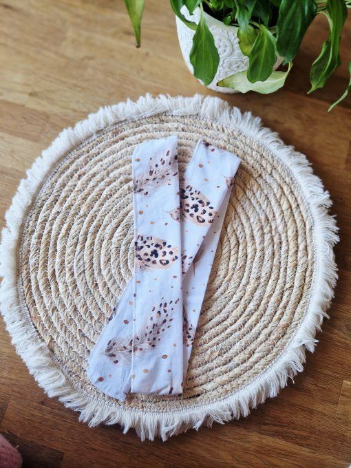 Bandeau Plume Léopard