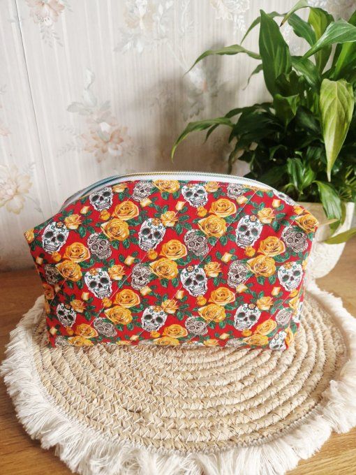 Trousse De Toilette Crâne Grise  - Copie