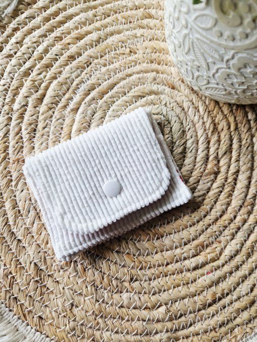 Porte Cartes Symétrie rouge